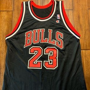 Vtg Champion Michael Jordan Jersey 48 bulls Nike